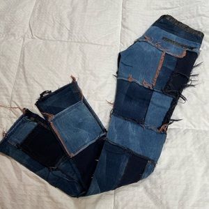 ❌❣️TRADED❣️❌ Marant patchwork frayed jeans